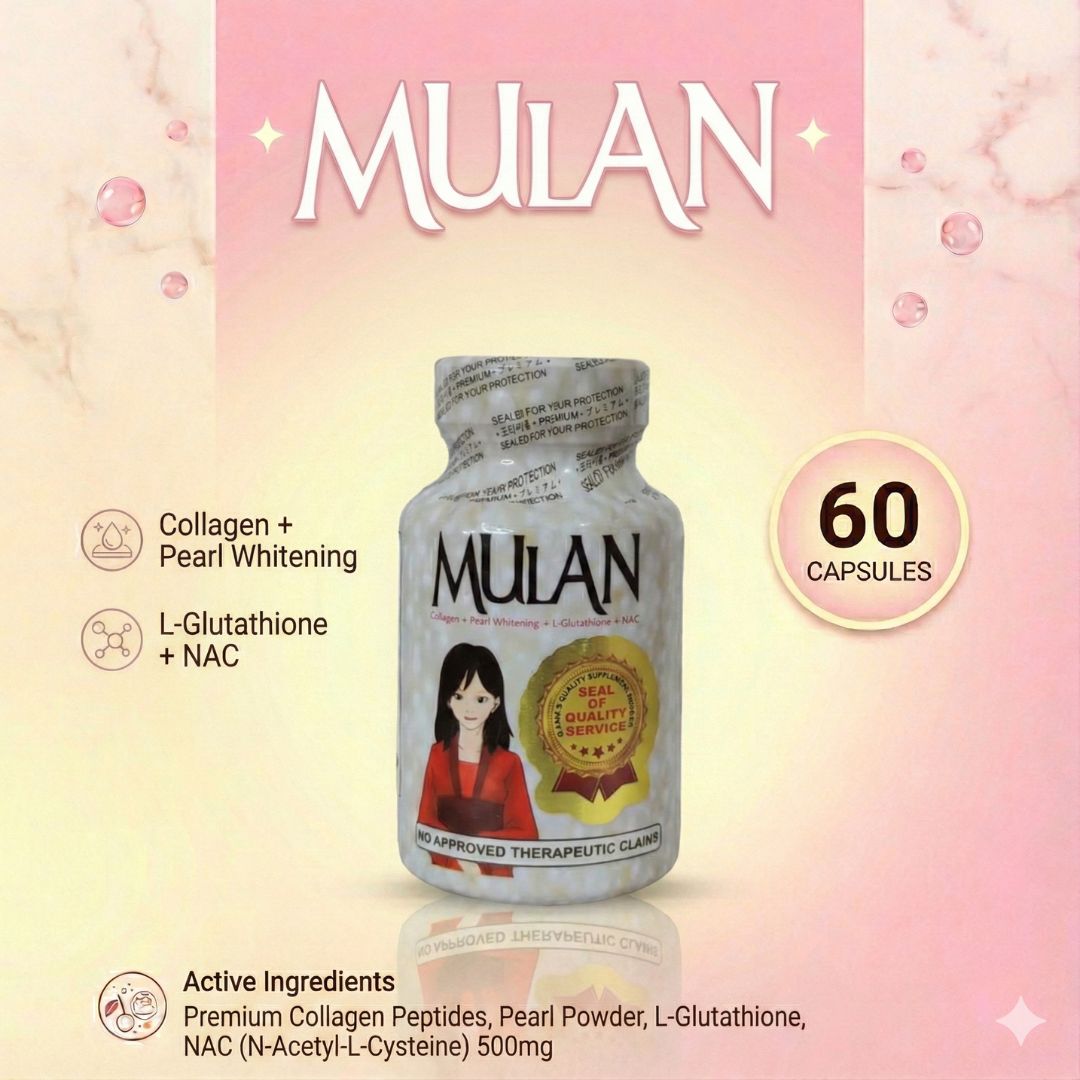 7 Mulan brittening supplement 60 CAPSULE IN 1 BOX MADE IN japan - Image 1